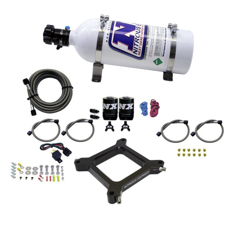 Nitrous Express — 4150 Assassin Plate, Stage 6 (50-300HP) 5LB Bottle