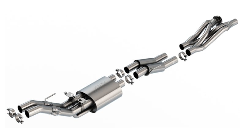 Borla — Mid-Section Exhaust System w/ Muffler & Mid-Pipe - S-Type