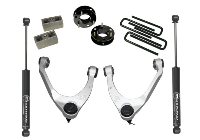 Superlift — 3.5in. Upper Ctrl Arm Kit-07-16 GM 1500 2WD w OE Cast Stl Ctrl Arms w SL Rr Shck
3.5" Upper Ctrl Arm Kit-07-16 GM 1500 2WD w OE Cast Stl Ctrl Arms w SL Rr Shcks