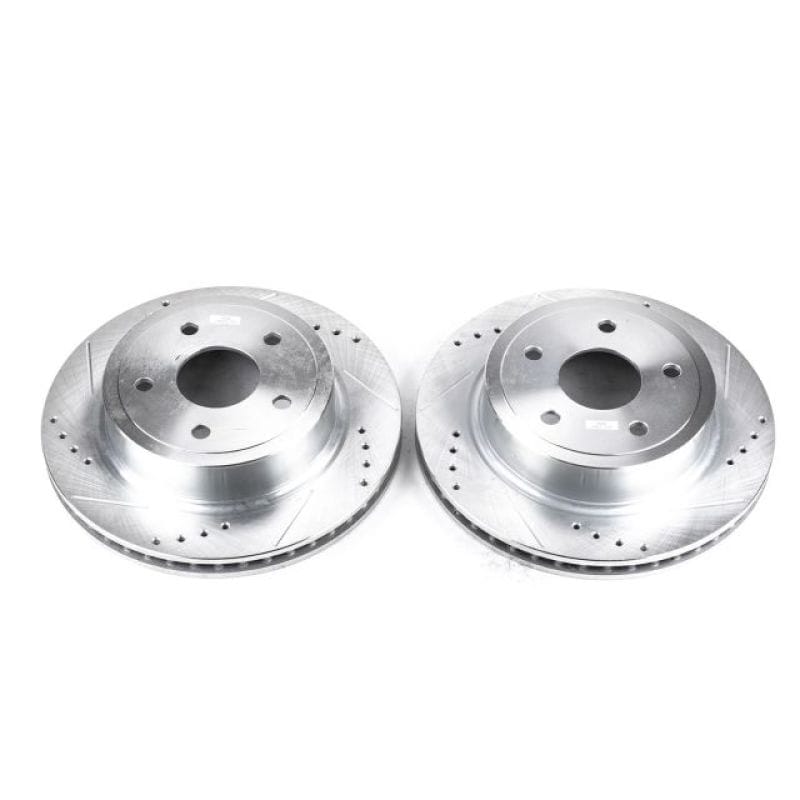 PowerStop — PowerStop Evolution Performance Drilled, Slotted & Plated Brake Rotor Pair