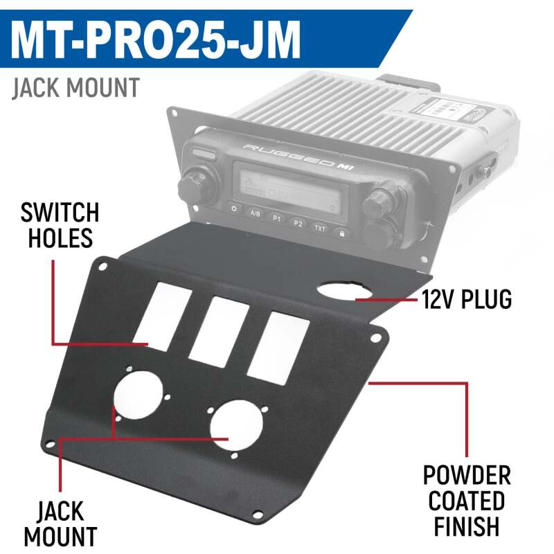 Rugged Radios — Rugged Radios 2025 Polaris RZR Pro XP/Pro R/Pro S Radio Mount Switch Pros 8
