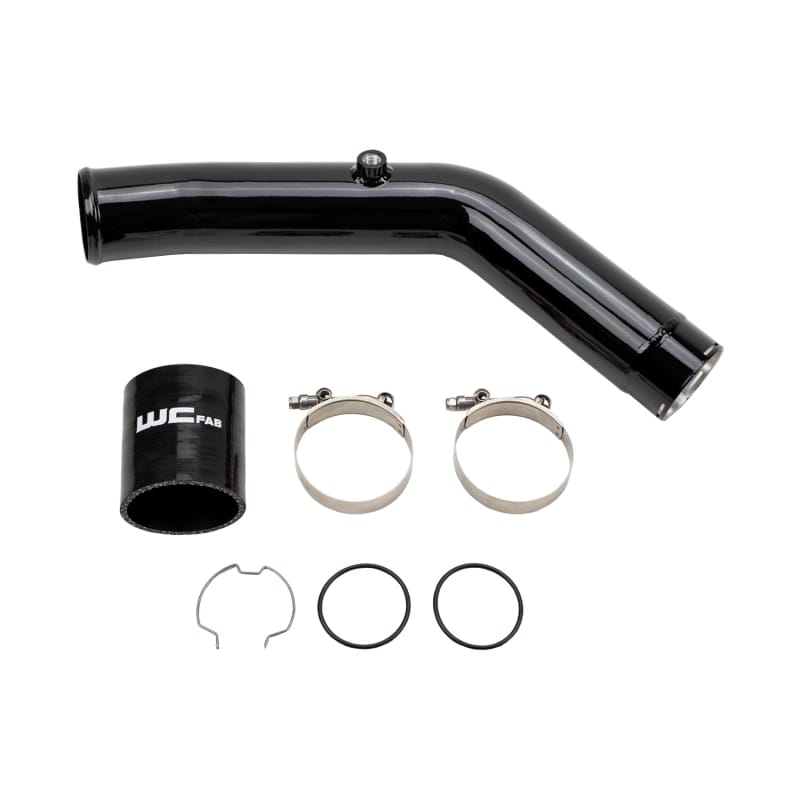 Wehrli — Wehrli 23-24 Ford 6.7L HO Power Stroke 3in Hot Side Intercooler Pipe - Gloss Black
HO IC Pipe 23-25 GB