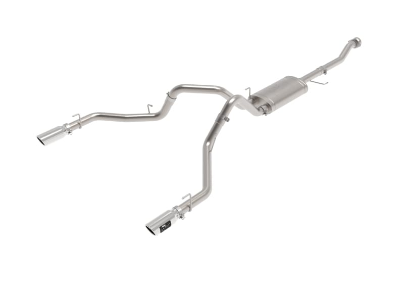 aFe — Vulcan Series 3 IN 304SS Cat-Back Exhaust System Dual Rear Exit w/ Polished Ti