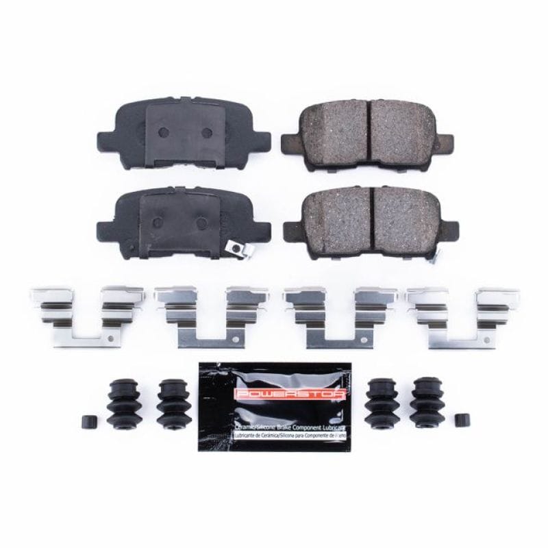 PowerStop — PowerStop - Z23 Daily Driver Carbon-Fiber Ceramic Brake Pads with Hardware Kit