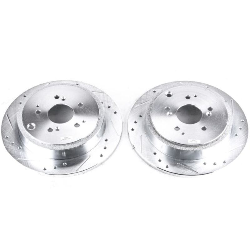 PowerStop — PowerStop Evolution Performance Drilled, Slotted & Plated Brake Rotor Pair