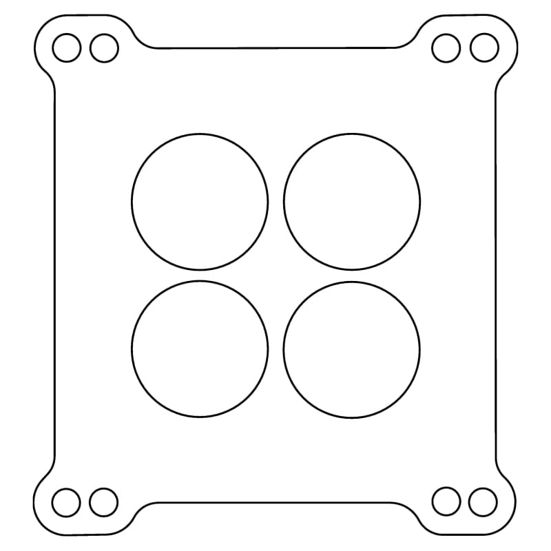 Cometic Gasket — Cometic Carter AFB Holley 4 Barrel .039in Fiber Carburetor Gasket - 4-Hole - Double Drilled
Carburetor Gasket