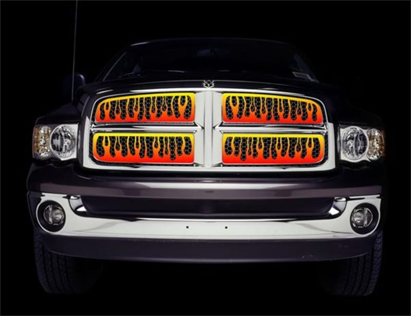Putco — Flaming Inferno 4-Color Flame Grille Insert
