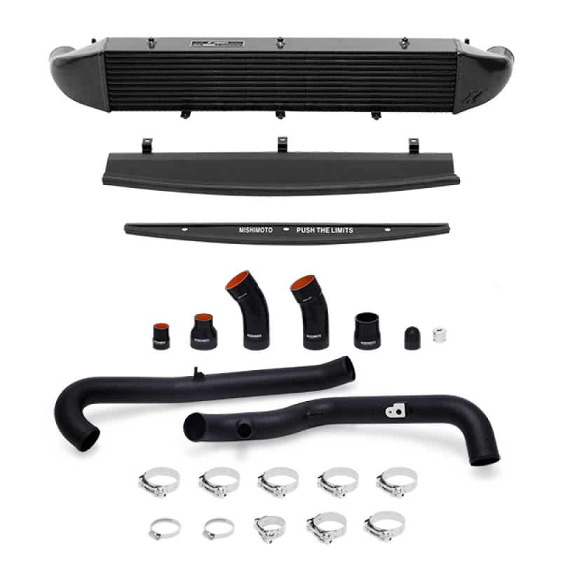 Mishimoto — Mishimoto 2014-2016 Ford Fiesta ST 1.6L Front Mount Intercooler (Black) Kit w/ Pipes (Black)