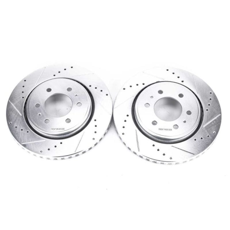 PowerStop — PowerStop Evolution Performance Drilled, Slotted & Plated Brake Rotor Pair