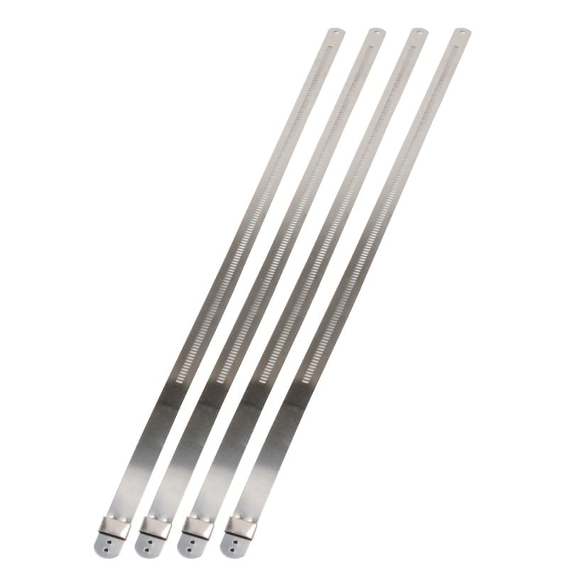 DEI — SS Posi Locking Ties 12mm x 14in 4pk
Positive Lock Ties