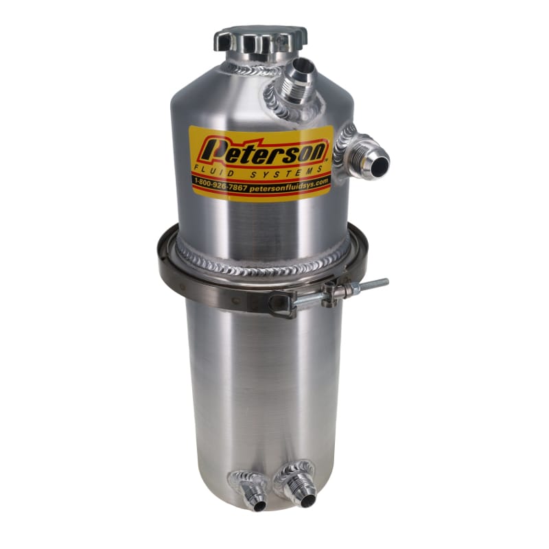 Peterson Fluid Systems — 2.0 GALLON OIL TANK - SINGLE SCAVENGE RETURN