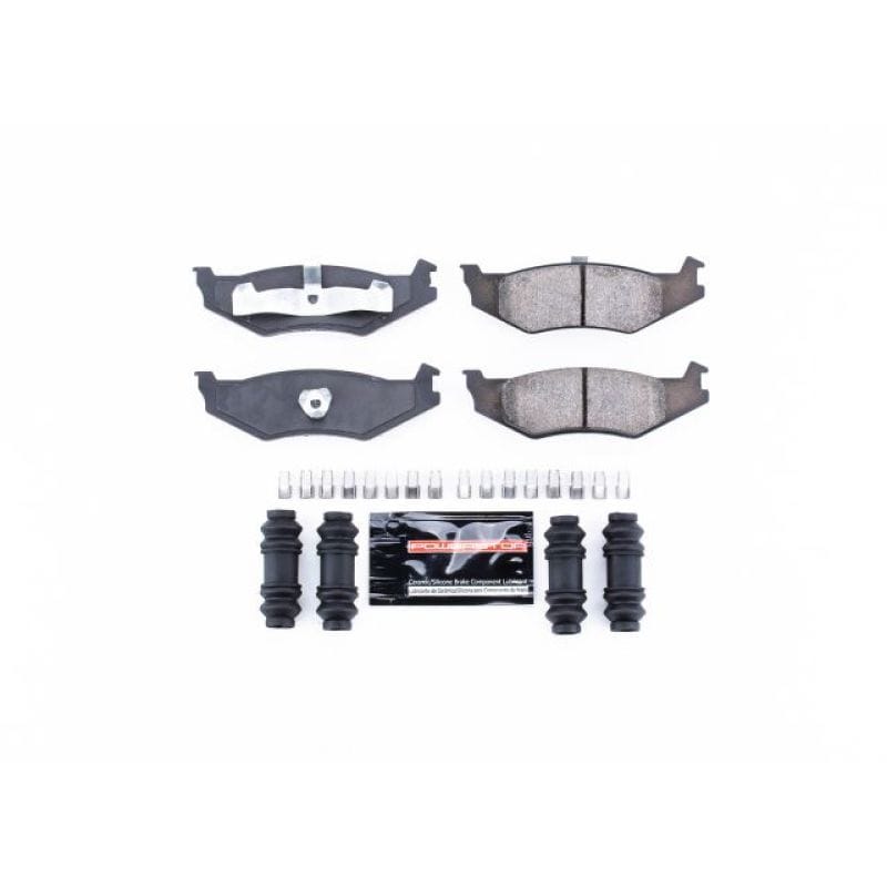 PowerStop — PowerStop - Z23 Daily Driver Carbon-Fiber Ceramic Brake Pads with Hardware Kit
