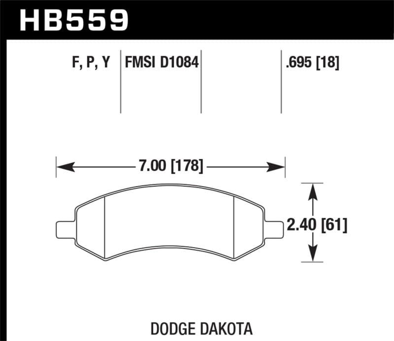 Hawk Performance — SuperDuty Disc Brake Pad
