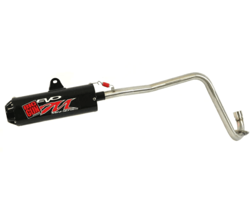 Big Gun — Big Gun 15-24 Polaris Outlaw 110 Evo M Series Black Out Full System Exhaust