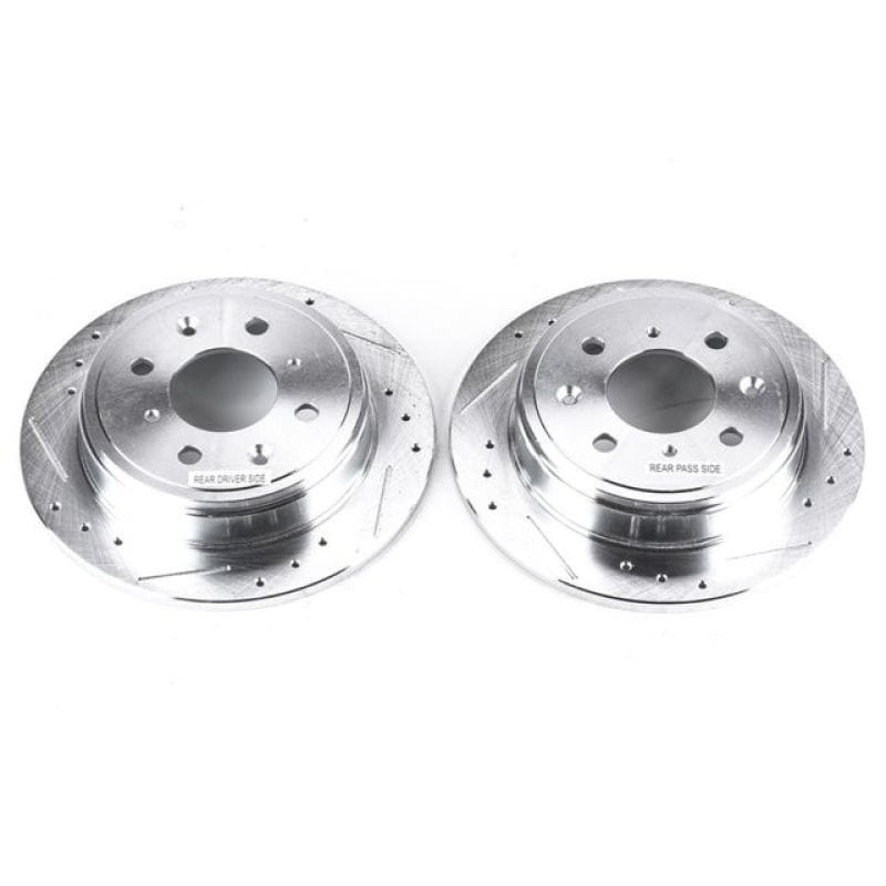 PowerStop — PowerStop Evolution Performance Drilled, Slotted & Plated Brake Rotor Pair