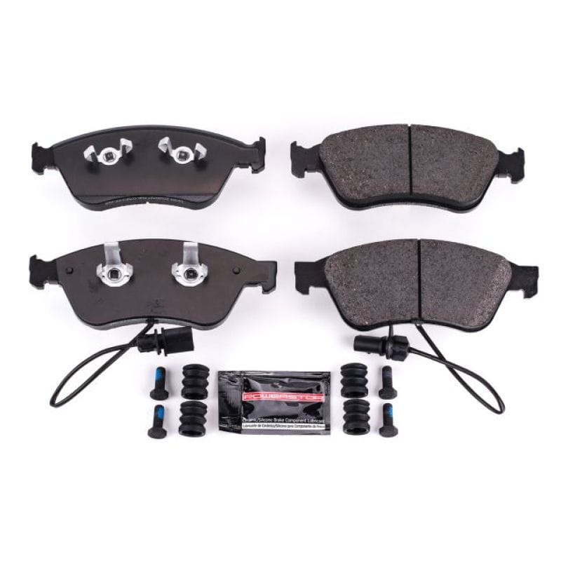 PowerStop — PowerStop - Z23 Daily Driver Carbon-Fiber Ceramic Brake Pads with Hardware Kit