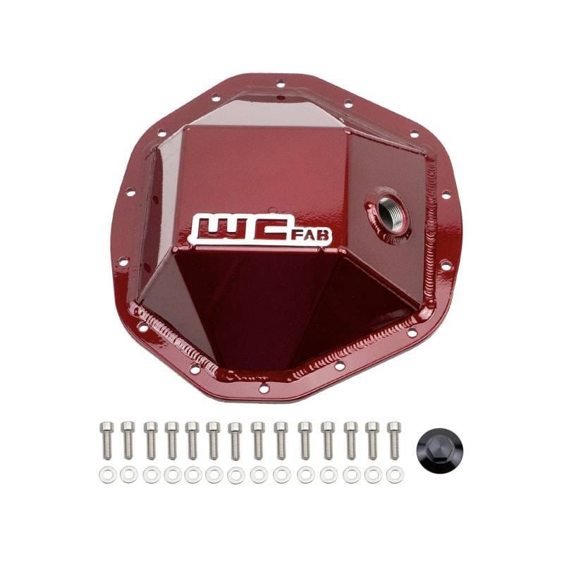 Wehrli — Differential Cover, Rear Axle, 20-25 Duramax / 19-24 Cummins, WCFab Red