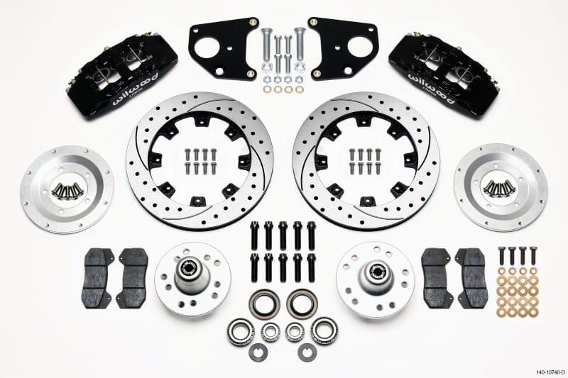 Wilwood — KIT,FRONT,CDP,B&E BODY,62-72 DRUM,DP6,12.19 ROTOR,DRILLED