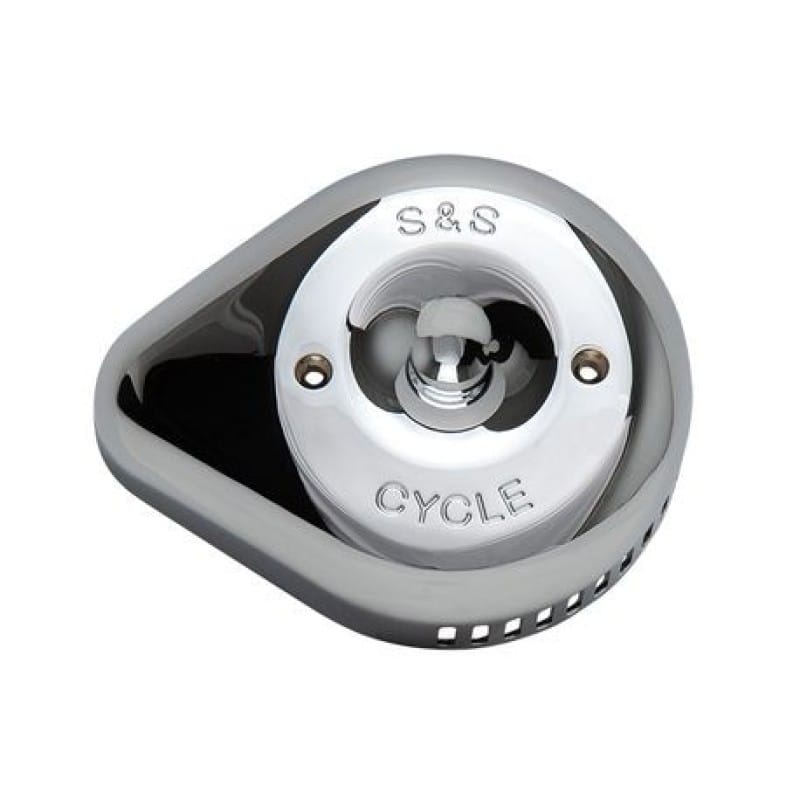 S&S Cycle — S&S Cycle Stealth Slasher Teardrop Air Cleaner Cover - Chrome
