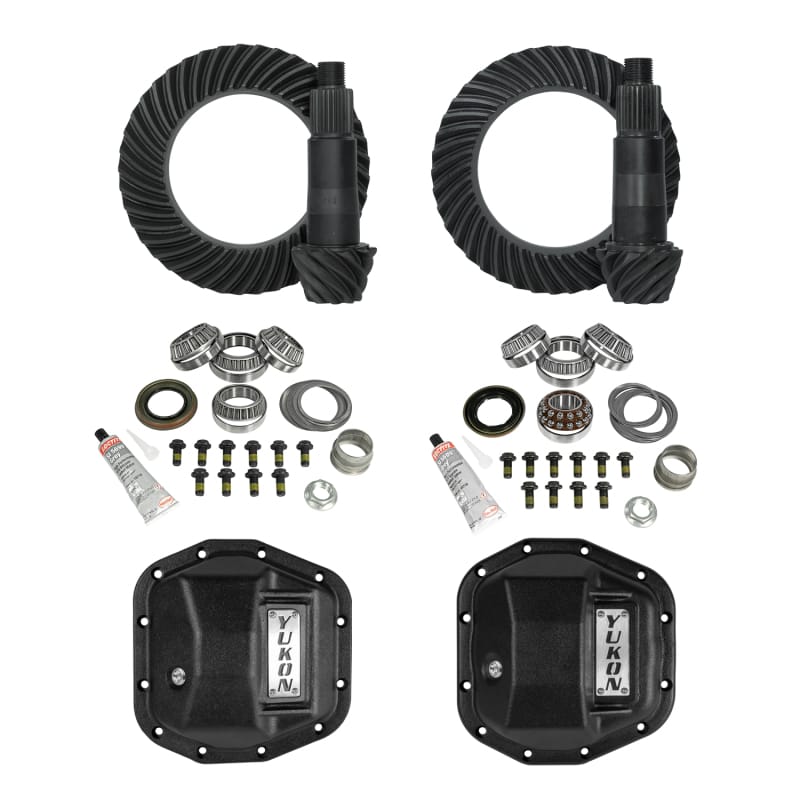 Yukon Gear & Axle — Yukon Stage 2 Re-Gear Kit upgrades front and rear diffs, incl diff covers
Yukon Stage 2 Re-Gear Kit upgrades front and rear diffs; incl diff covers