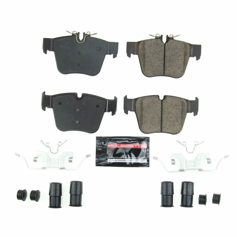 PowerStop — PowerStop - Z23 Daily Driver Carbon-Fiber Ceramic Brake Pads with Hardware Kit