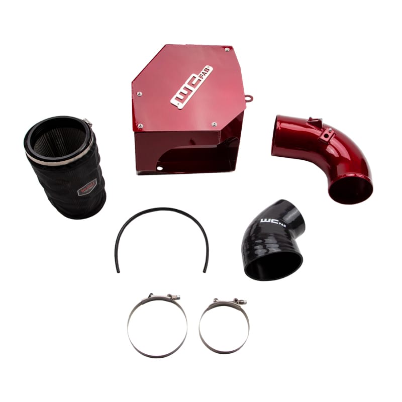 Wehrli — Intake Kit, 5in., for 19-24 Cummins 6.7L, WCFab Red