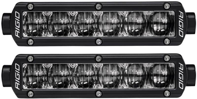 Rigid Industries — SR-Series DOT/SAE J583 6 Inch White LED Fog Light, PAIR
SR-SERIES SAE 6in. FOG LIGHT PAIR