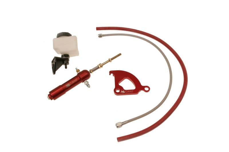 McLeod Racing — HYD T.O. BRG KIT 1979-04 MUSTANG W/EXTERNAL SLAVE & QWIK DISCONNECT LINES REPLAC
Hydraulic Conversion Kit: 1979-2004 Mustang: Ext Slave Cylinder
Hydraulic Conversion Kit 1979-2004 Mustang. Ext Slave Cylinder