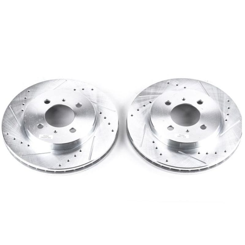 PowerStop — PowerStop Evolution Performance Drilled, Slotted & Plated Brake Rotor Pair