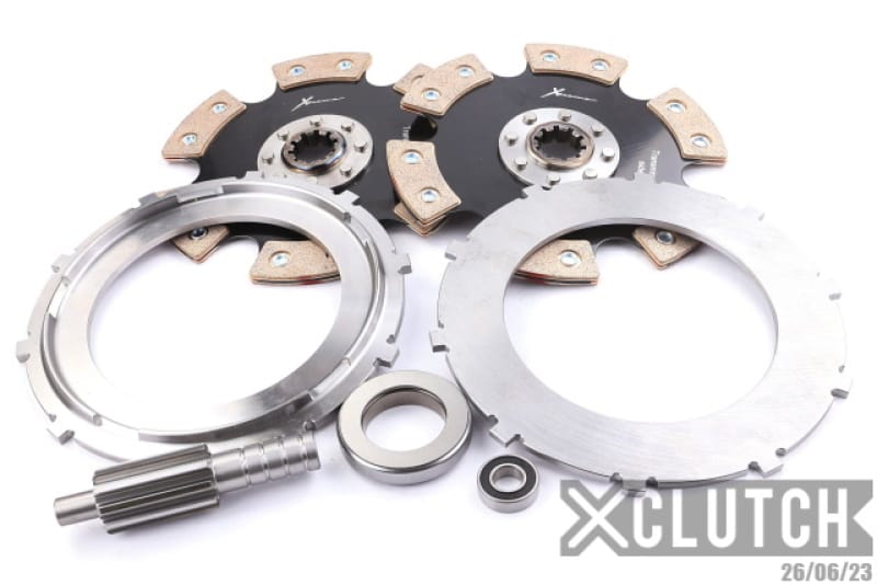 XCLUTCH — Clutch Kit Service Pack; 9" Twin Solid Ceramic Clutch Discs