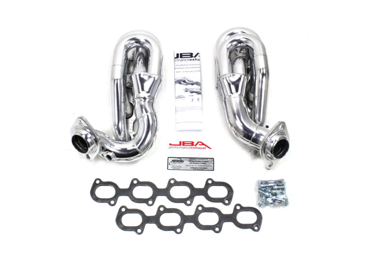 JBA — JBA 07-14 Ford GT500 5.4/5.8L 4V 1-5/8in Primary Silver Ctd Cat4Ward Header
Exhaust Header