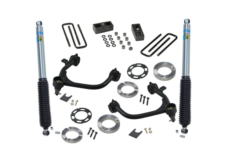 Superlift — 3" Lift Kit - 19 (New Body)-24 Silv/Sierra1500 2/4WD w/BilShk(exc Trailboss/AT4)
3in. Lift Kit-19 (New Body)-24 Silv/Sierra1500 2/4WD w/BilShk(exc Trailboss/AT4)