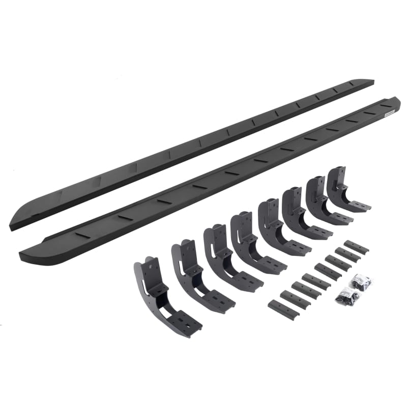 Go Rhino — RB10 Slim Line Running Boards with Mounting Brackets Kit
