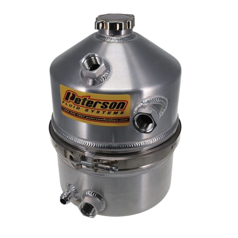 Peterson Fluid Systems — 3.0 GALLON OIL TANK - SINGLE SCAVENGE RETURN