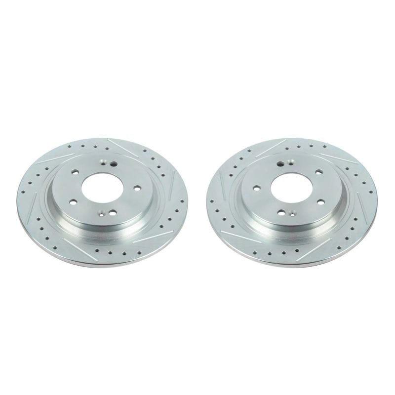 PowerStop — PowerStop Evolution Performance Drilled, Slotted & Plated Brake Rotor Pair