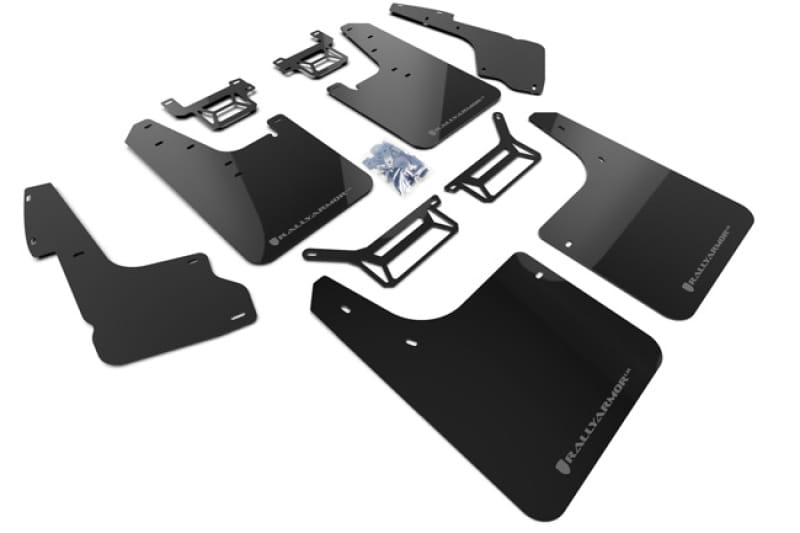 Rally Armor — Black Mud Flap/Grey Logo