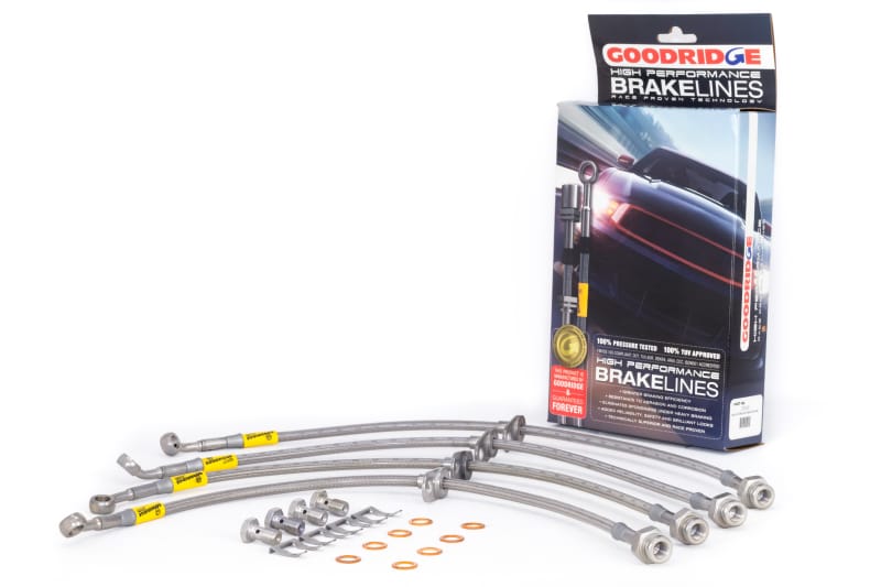 Goodridge — G-STOP SS Braided Brake Line Kit