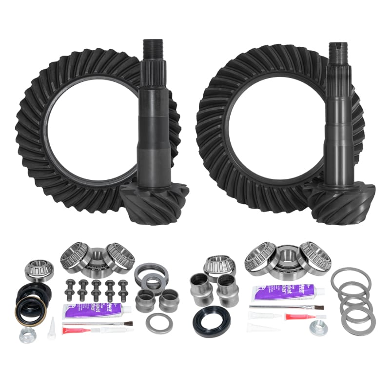 Yukon Gear & Axle — Ring & Pinion Gear Kit Package Front & Rear with Install Kits - Toyota 8.4/8"IFS
Ring/Pinion Gear Kit Package Front/Rear with Install Kits-Toyota 8.4/8in.IFS