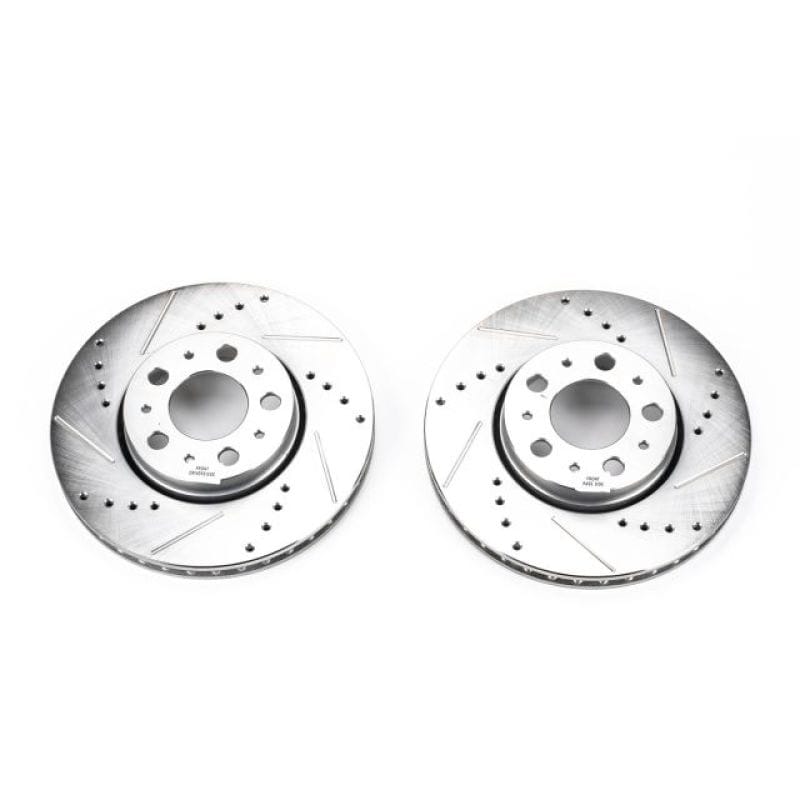 PowerStop — PowerStop Evolution Performance Drilled, Slotted & Plated Brake Rotor Pair