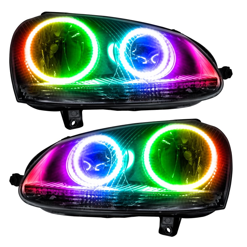 ORACLE Lighting — SMD Pre-Assembled Headlights, Chrome Bezel, ColorSHIFT
