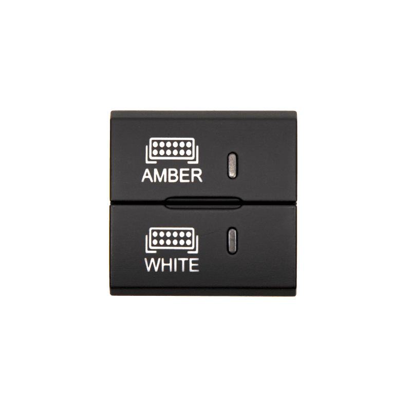 Cali Raised LED — Cali Raised Square Style Dual Function Toyota Oem Style Amber & White Switch