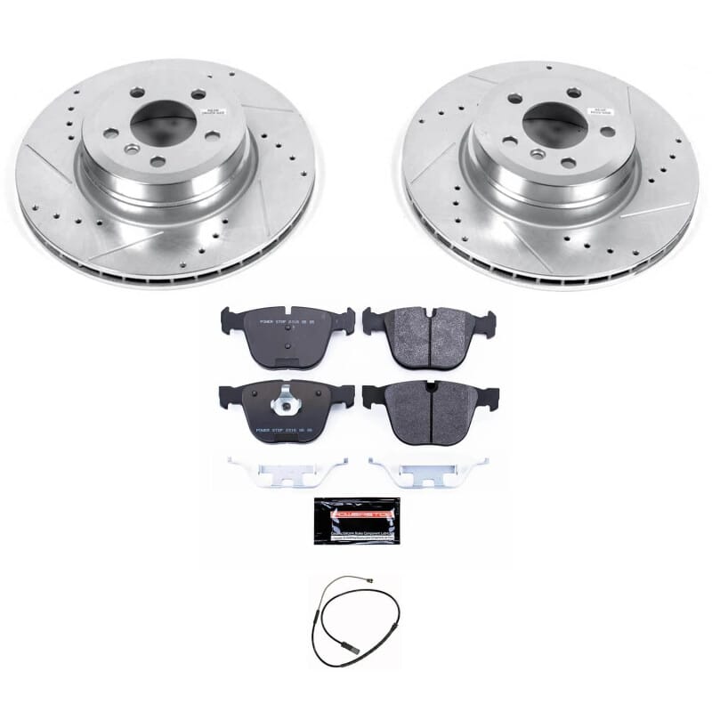 PowerStop — Track Day High-Performance Brake Pad and Rotor Kit