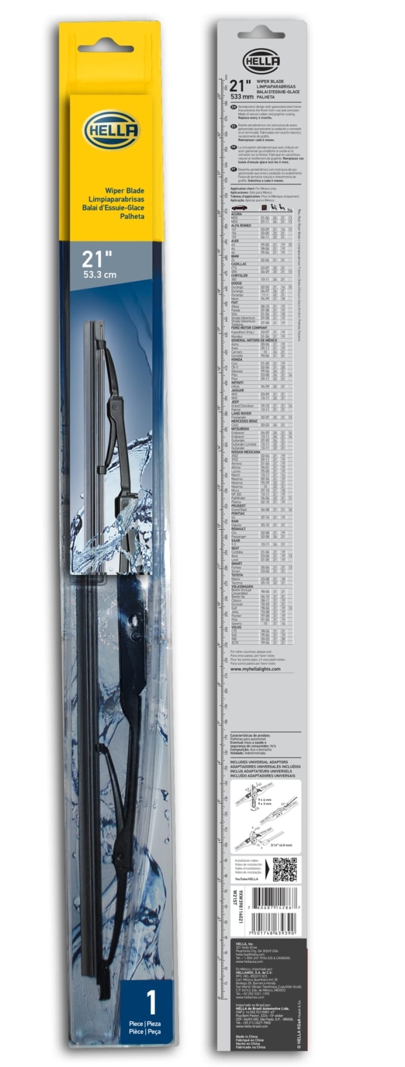 Hella — HELLA Wiper Blade 9XW398114021