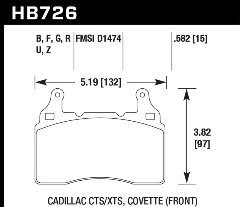 Hawk Performance — HPS Disc Brake Pad
