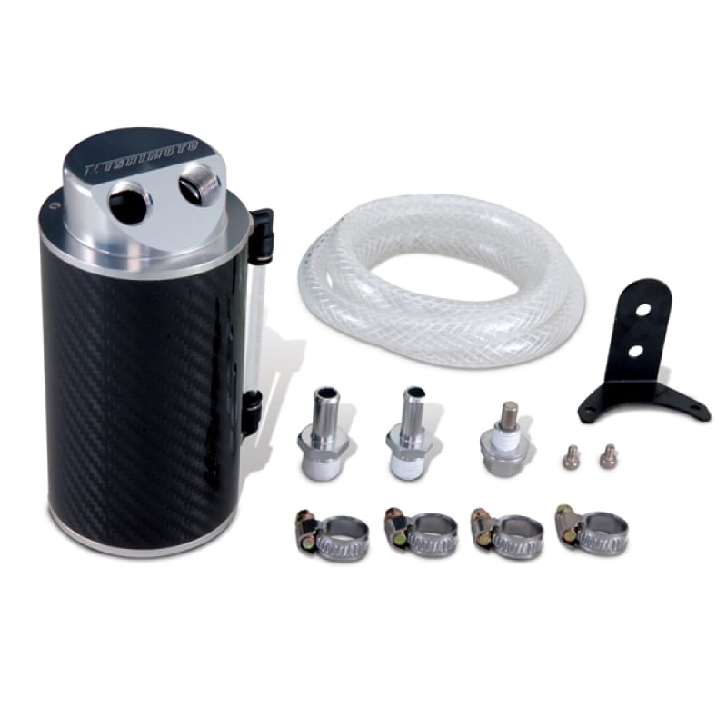 Mishimoto — Oil Catch Can, Carbon Fiber
Carbon Fiber Oil Catch Can