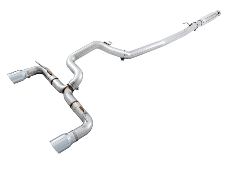 AWE Tuning — AWE Track Edition Cat-back Exhaust for Ford Focus RS - Chrome Tips
