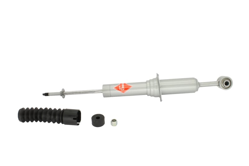KYB — The KYB Gas-a-just monotube shock absorber has additional performance advantages over the traditional twin-tube design: It can instantly, automatically adjust to your performance needs and never experiences fade due to aeration. The KYB Gas-a-just has two separate working chambers: An air-free hydraulic piston and valve area for responsiveness and control, and a second high-pressure nitrogen gas area with a floating piston that provides a comfortable ride during normal driving and adds instant p
High Pressure Monotube Gas Strut