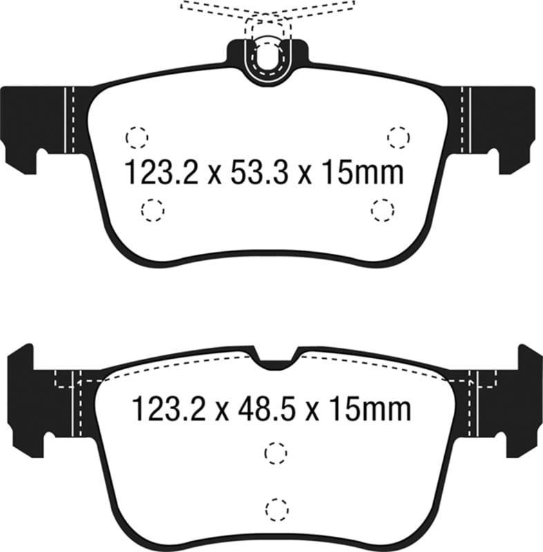 EBC — EBC 15+ Ford Edge 2.0 Turbo FWD Ultimax2 Rear Brake Pads
Disc Brake Pad