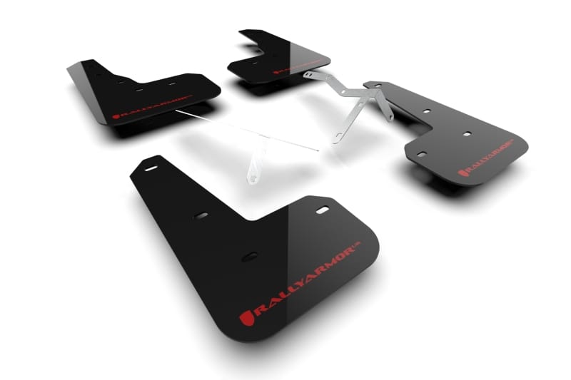 Rally Armor — Black Mud Flap/Red Logo