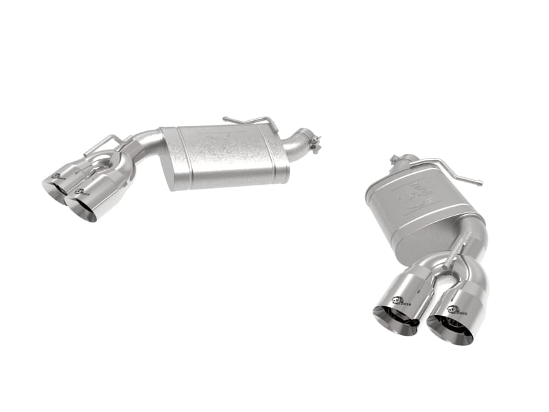 aFe — MACH Force-Xp 2-1/2 IN 409 Stainless Steel Axle-Back Exhaust System Polished